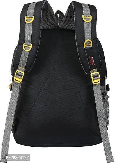 Fabulous Black Polyester Waterproof Unisex Laptop Backpacks-thumb2