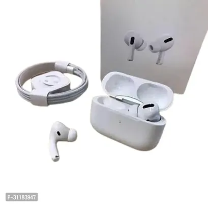 Stylish White In-ear Bluetooth Wireless Headphone With Microphone-thumb2