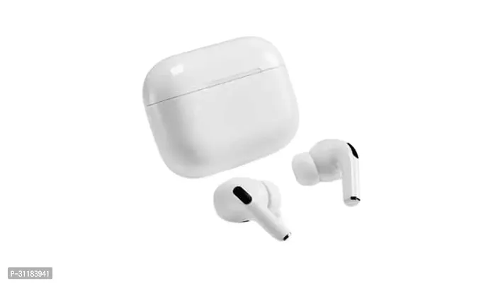 Stylish White In-ear Bluetooth Wireless Headphone With Microphone-thumb2