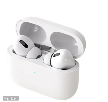 Stylish White In-ear Bluetooth Wireless Headphone With Microphone-thumb0