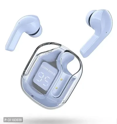 Stylish Blue In-ear Bluetooth Wireless Headphone With Microphone-thumb5