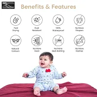 Cotton, Fleece Baby Bed Protecting Mat 2 PC-thumb2