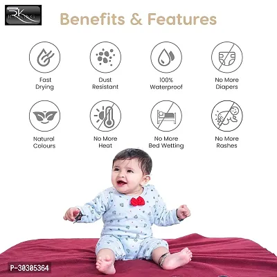 Cotton, Fleece Baby Bed Protecting Mat 2 PC-thumb3