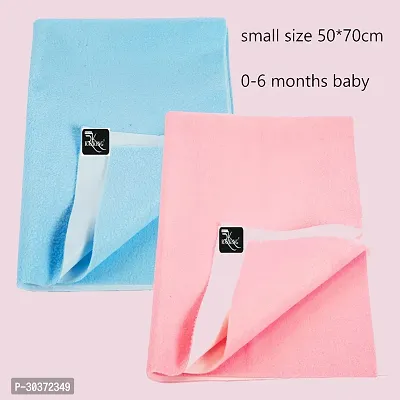 Baby Dry Sheet Small Size 50*70cm Baby Pink and Sky  Blue