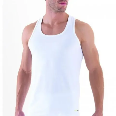 Trendy Cotton Gym Vest 