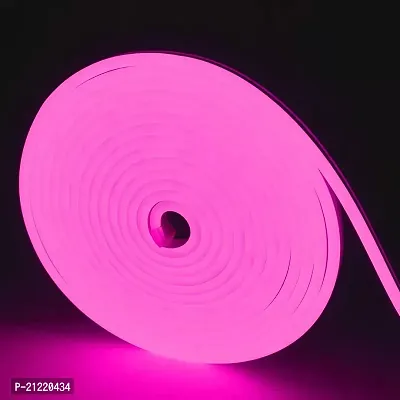 TJS 5Meter Pink  Rope Neon Rice Light Pack of 1-thumb0