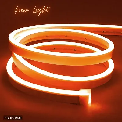TJS  Diwali Deore Neon Light 5 Meter Orange