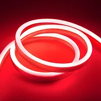 TJS  LED Neon Strip Lights 16.5ft - Indoor/Outdoor for Home Decoration  Custom Sign - Red 12V 2A-thumb1