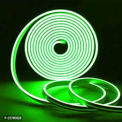 TJS  Led Neon 5 Meter  Flexible Strip Light  |Green|Neon Rope Light |for Indoor  Outdoor Decorations-thumb0