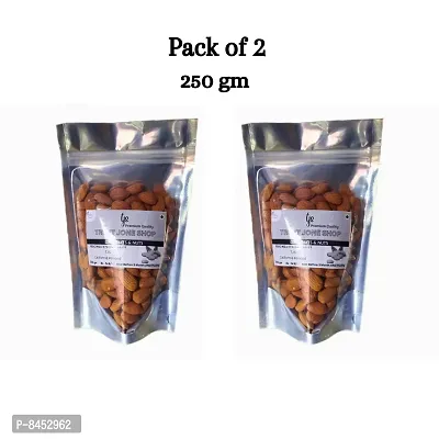 Dfoogee Organic California Almond 500 gm Pack-thumb0