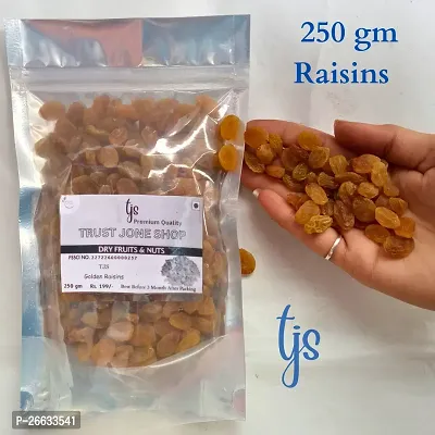 TJS Natural premium Quality Golden Raisins| Kishmish | Healthy Dry fruits |