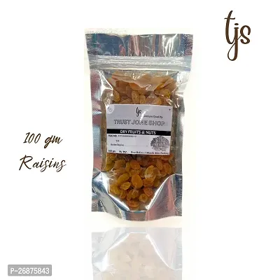 TJS Natural premium Quality Golden Raisins| Kishmish | Healthy Dry fruits |