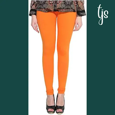 Stylish Fancy Solid Full Length Leggings For Women