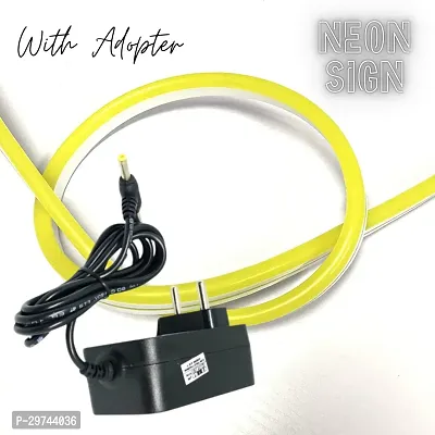 LED Yellow  Flexible Strip Light  with Adapter for Indoor Outdoor Decorations-thumb0