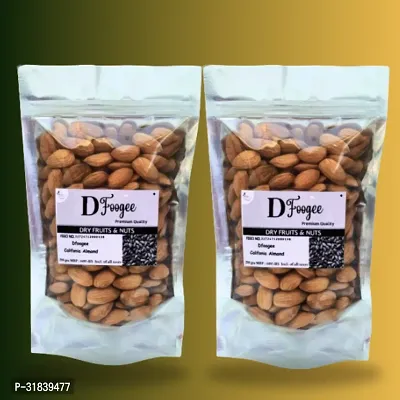 Natural Almond Dry Fruits 200 G Pack of 2