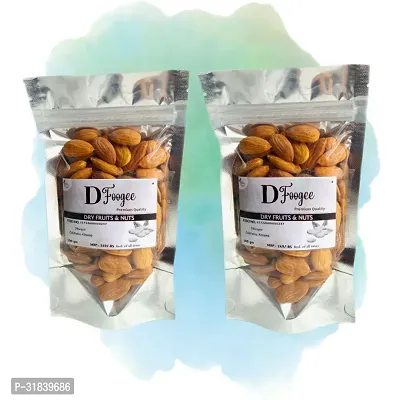 Natural Almond Dry Fruits 100 G Pack of 2-thumb0