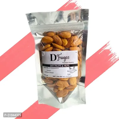 Dfoogee 100 gm Pack Natural Premium Quality Almond(Badam) Nuts Pack of 1