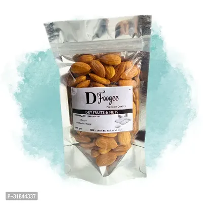 Dfoogee Premium Quality Fresh  California Almond 100 gm Pack Badam Nuts | Healthy Nuts-thumb0