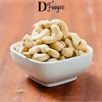 Dfoogee Premium Quality Fresh Almond  Whole Cashew Nuts 200 gm Each Combo Dry Fruits-thumb1