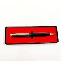 Laps of Luxury ? Hammered design stainless steel premium Ball Pen in Silver and Black colour-thumb2