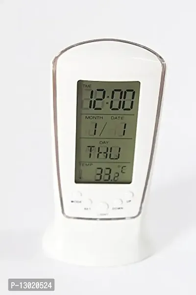 Laps of Luxury Backlit Table Digital Clock with Temperature, Clock, Calendar and Other Features-thumb3