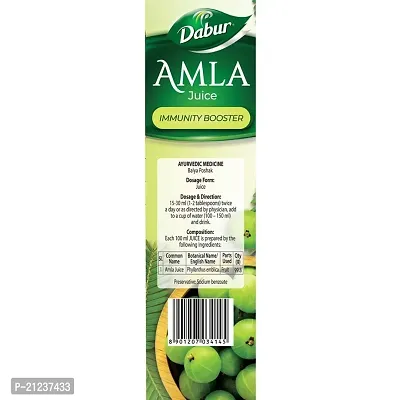 Dabur Amla Juice -1L | Rich Source of Vitamin C | Effective Antioxidants for Immunity boosting | Pure, Natural and 100% Ayurvedic Juice-thumb4