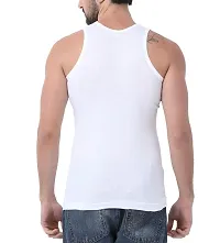 Stylish Solid Cotton Vest for Men Pack of 6-thumb2