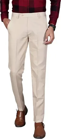 Men Slim Fit Blend Pant