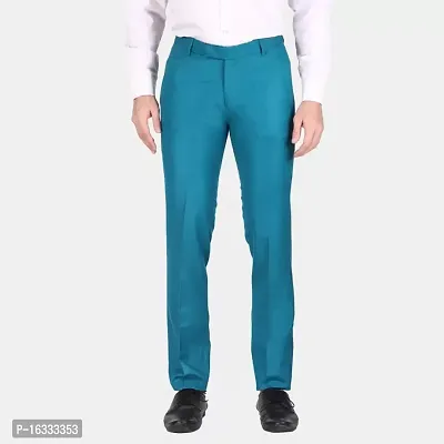 Men Slim Fit Cotton Blend Pant-thumb0