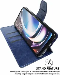 Juberous Faux Leather Case Flip Cover for Honor 10 Lite with Foldable Stand  Cards Slots - Blue-thumb2