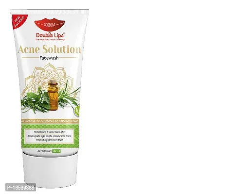 double lips acne  solution face wash-thumb0