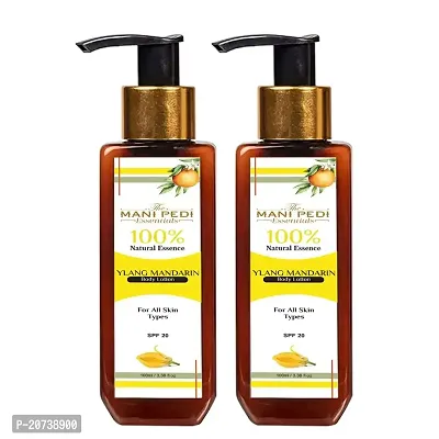 The Mani Pedi Essentials - Combo Pack of Ylang Mandarin Passion Body Lotion 100 ml Pack of 2