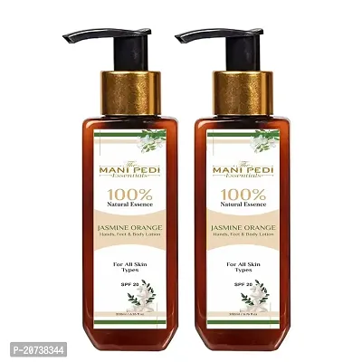 The Mani Pedi Essentials Combo Pack of Jasmine Orange Body Lotion 100 ml Pack of 2 Stable  Effective Vitamin C that Brightens Skin with Orange  Shea Butter