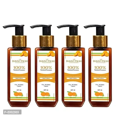 Combo Pack of Tango Passion Body Lotion 100 ml, Daily Moisturizer for Dry Skin, Gives Non-Greasy, Glowing Skin - For Men  Women with Cocoa And Shea Butter, Restores Glow for all skin type Pack of 4