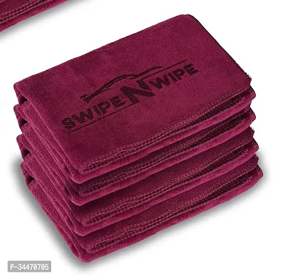 All Rounder Microfiber Cloth 40X40CM Ideal for car and Bike 400GSM Pack of 4