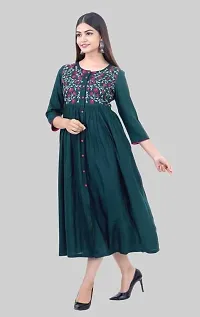 Classic  Rayon  Stitched Ethnic Wear For Women-thumb1