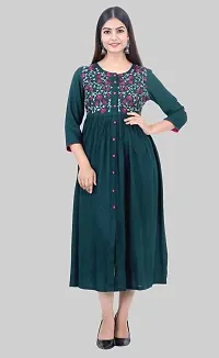 Classic  Rayon  Stitched Ethnic Wear For Women-thumb2