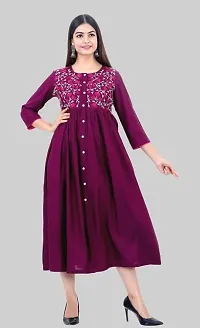 Classic  Rayon  Stitched Ethnic Wear For Women-thumb2