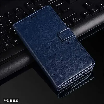 Poco M2 Pro Flip Case | Inside TPU with Card Pockets | Magnetic Closing | Flip Cover for Poco M2 Pro (Blue)-thumb4