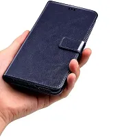 Oppo A15 Flip Cover (Blue)-thumb4