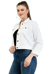 Women Jacket (White, L)-thumb2