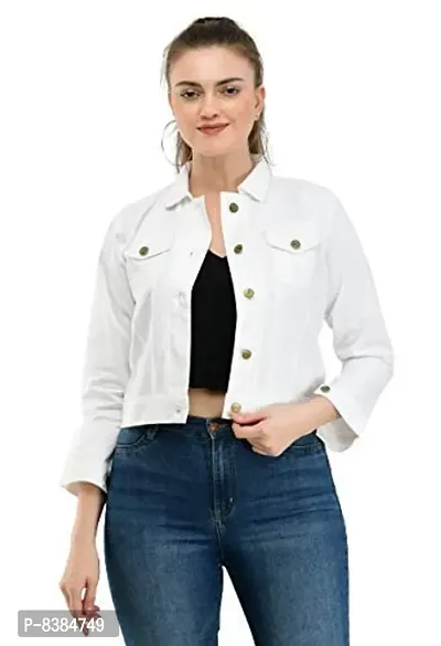 Women Jacket (White, L)-thumb0