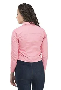 Women Jacket (Pink, XL)-thumb2