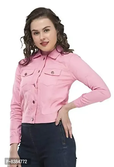 Women Jacket (Pink, XL)-thumb2