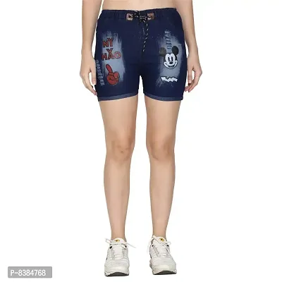 Romile Women Denim Shorts-thumb0