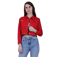 Women Jacket (Red, XL)-thumb1