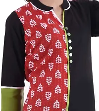 Romile's Straight printed cotton Women kurta Red  Black color (SKU VR0024MJU SIZE L-XL-XXL)0915Q71CE3E-thumb3