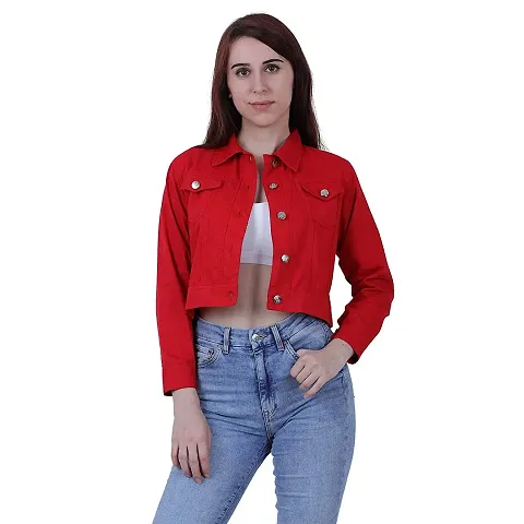 Women Jacket (Red, XL)