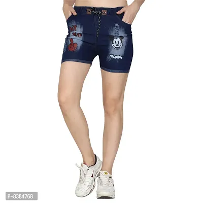 Romile Women Denim Shorts-thumb5