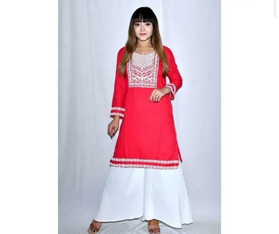 Stylish Anarkali Rayon Kurti For Women